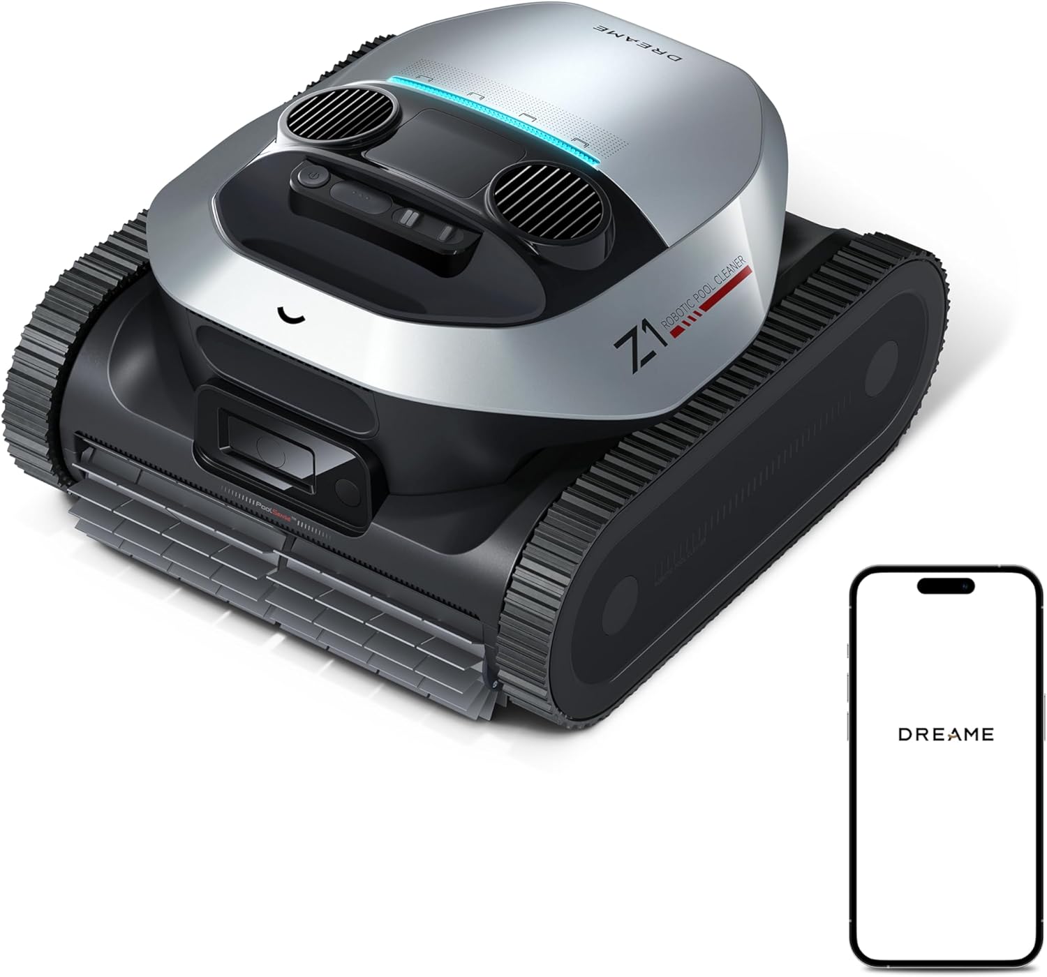 (2026 New) DREAME Robotic Pool Vacuum, Wall & Waterline Cleaning, Up to 180 Runtime, 8000 GPH Suction, Automatic Pool Cleaner for Above & In-Ground Pools, Smart App, for Pools up to 1950 sq.